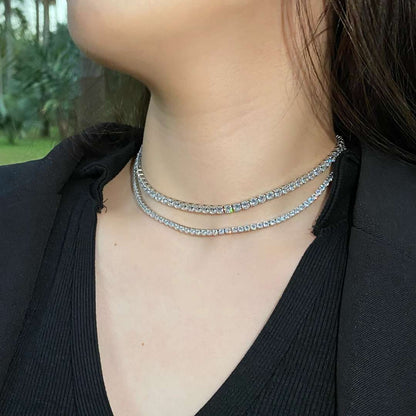 [Kincade Jewelrys] Collier élégant à chaîne tennis