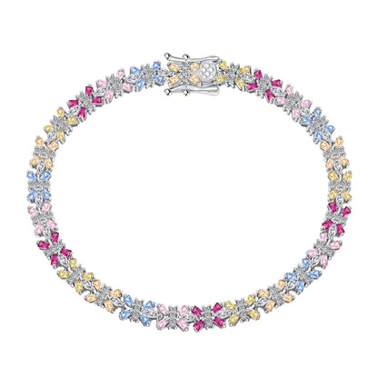 [Kincade Jewelrys] Bracelet de fête taille émeraude aux couleurs éclatantes