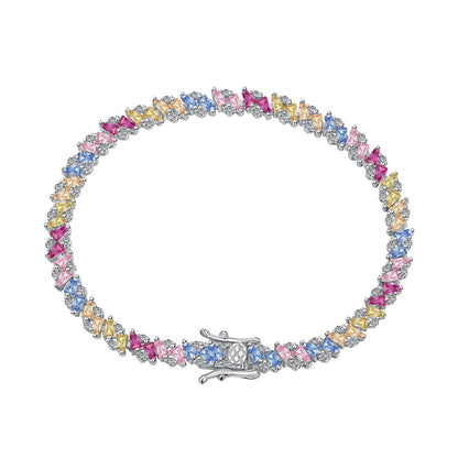 [Kincade Jewelrys] Bracelet de fête multi-coupes orné et scintillant