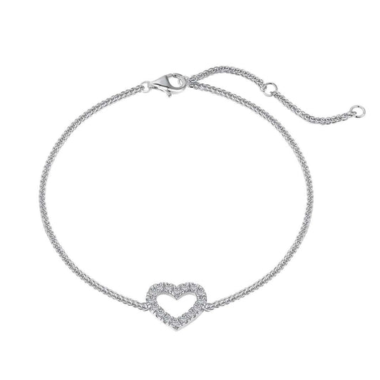 [Joyería Kincade] Pulsera de corazón para enamorados