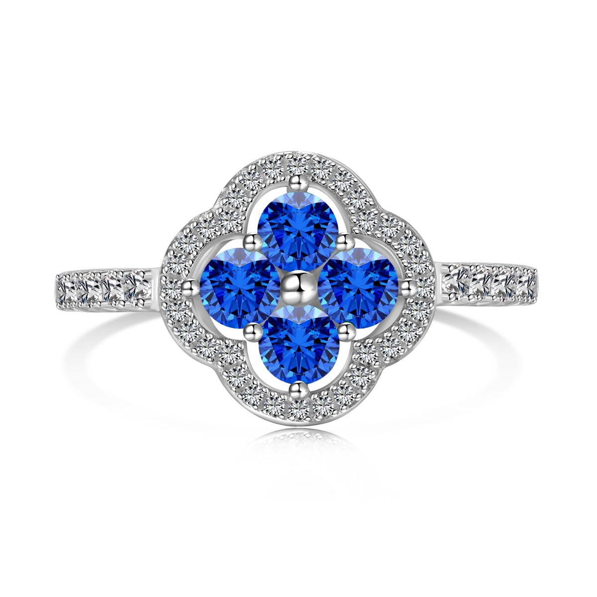 [Kincade Jewelrys] Bague à motif de trèfle à quatre feuilles