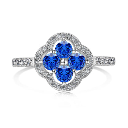 [Kincade Jewelrys] Bague à motif de trèfle à quatre feuilles