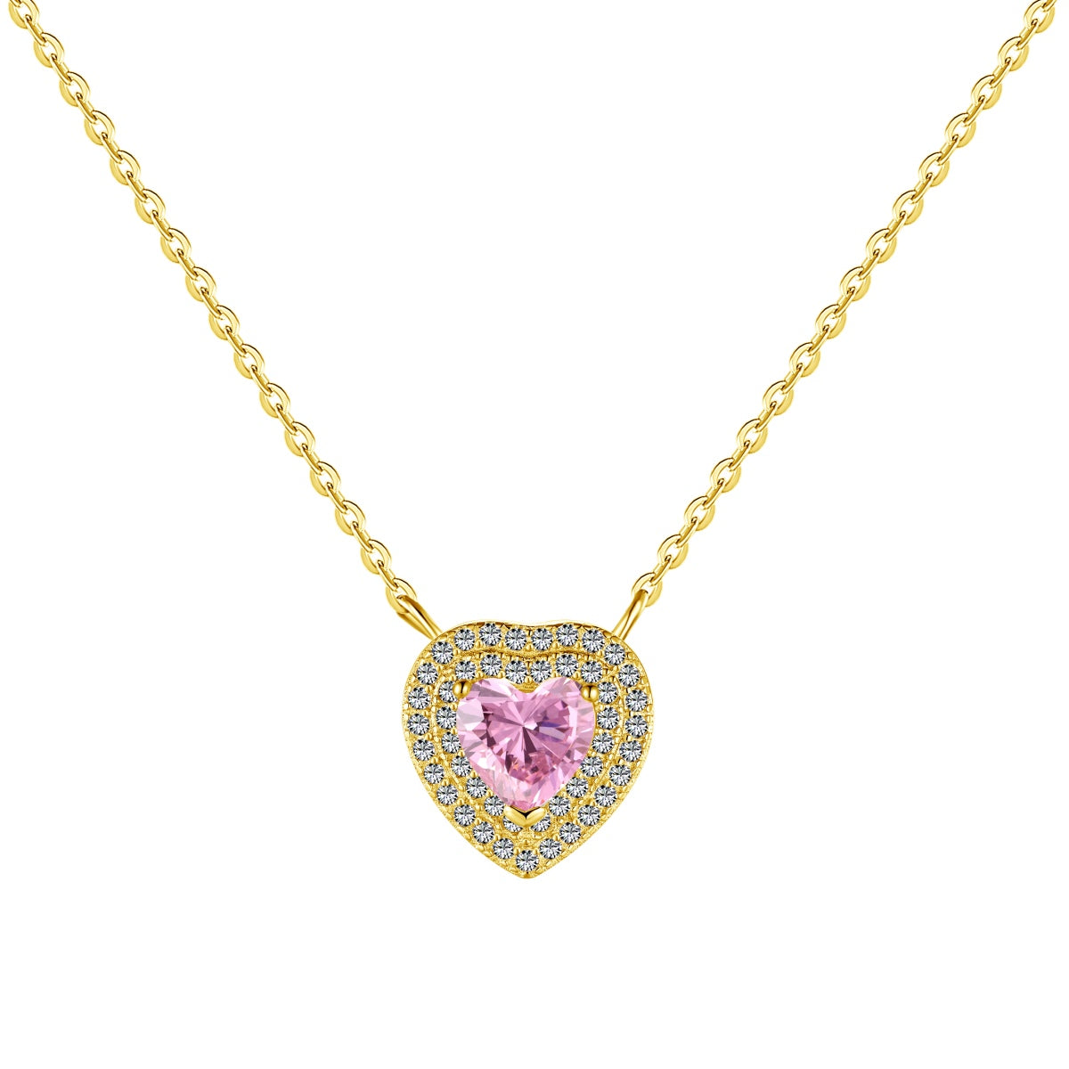 [Kincade Jewelrys] Collier exquis en forme de cœur