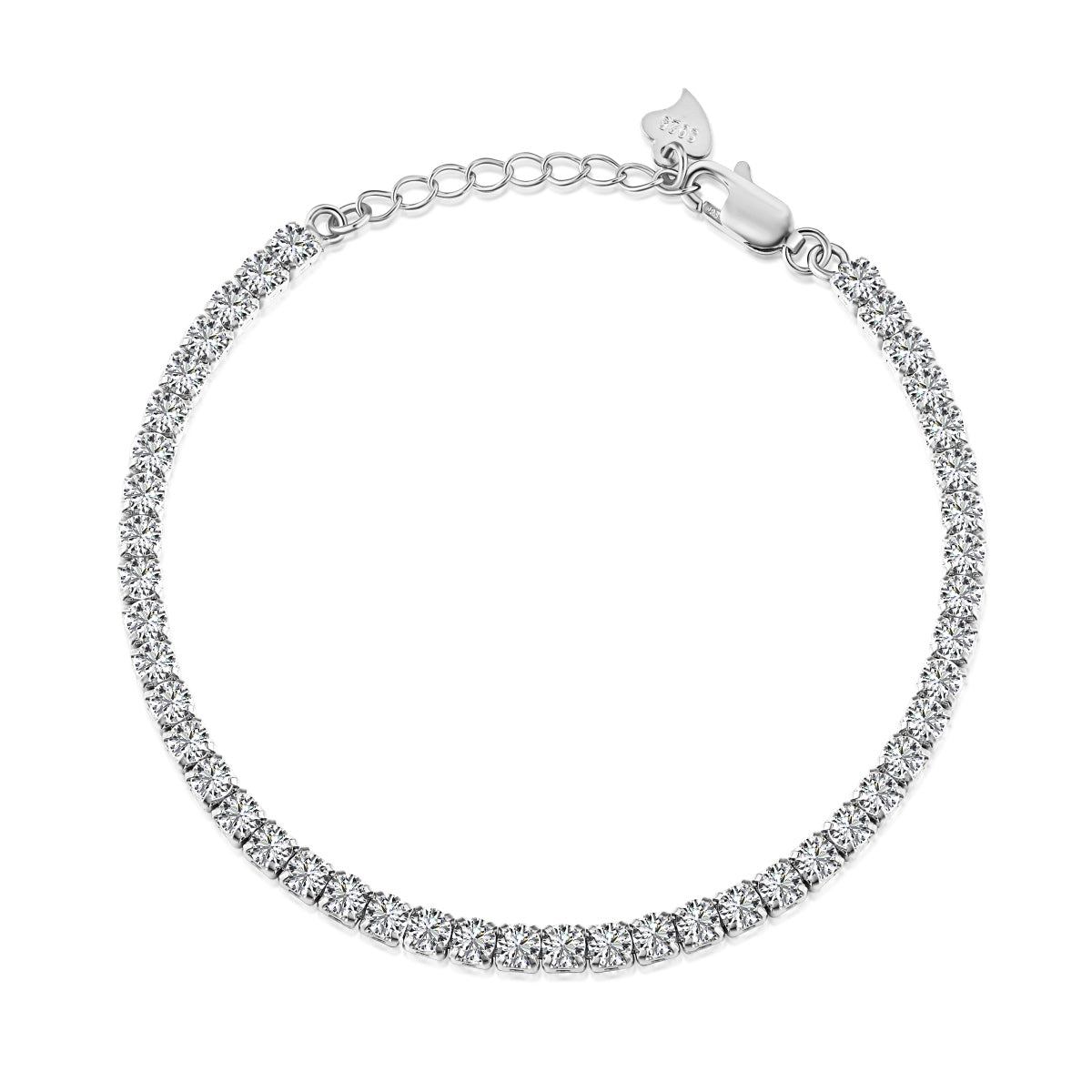 [Kincade Jewelrys] Bracelet quotidien scintillant à taille ronde