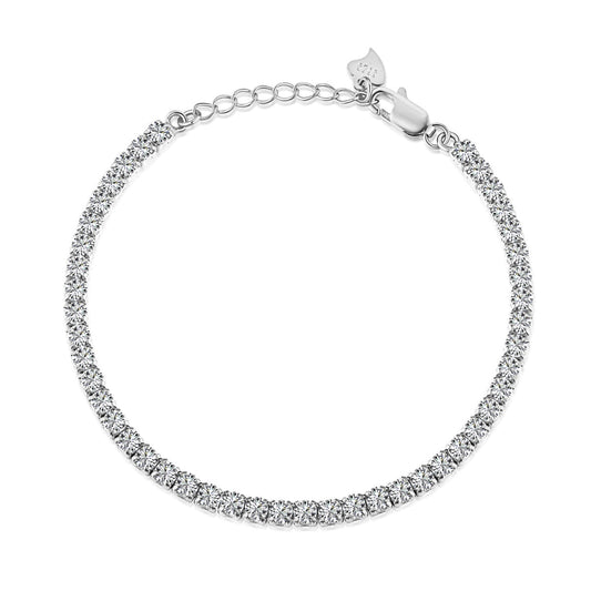 [Kincade Jewelrys] Bracelet quotidien scintillant à taille ronde
