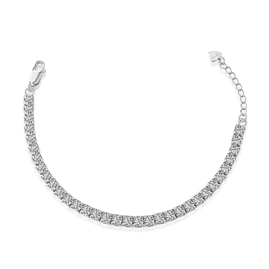 [Kincade Jewelrys] Bracelet tennis taille princesse scintillant et radieux