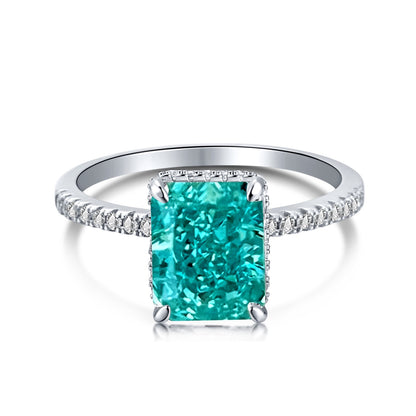 [Kincade Jewelry] Bague de fiançailles luxueuse de 4,0 carats