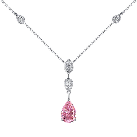 [Kincade Jewelrys] Collar deslumbrante con corte de pera