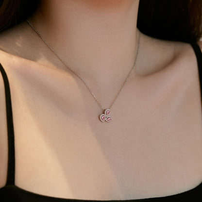 [Kincade Jewelrys] Collier élégant en forme de fleur et taille poire