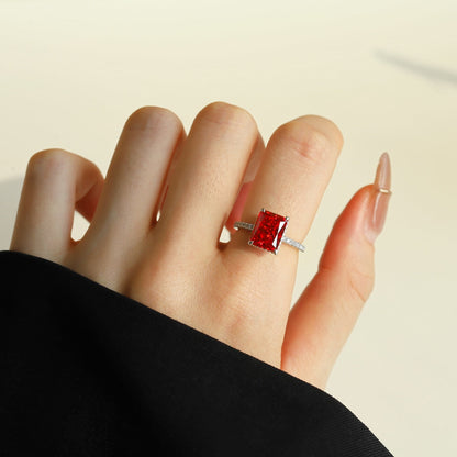 [Kincade Jewelry] Bague de fiançailles luxueuse de 4,0 carats