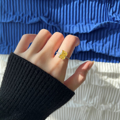 [Kincade Jewelry] Bague de fiançailles luxueuse de 4,0 carats