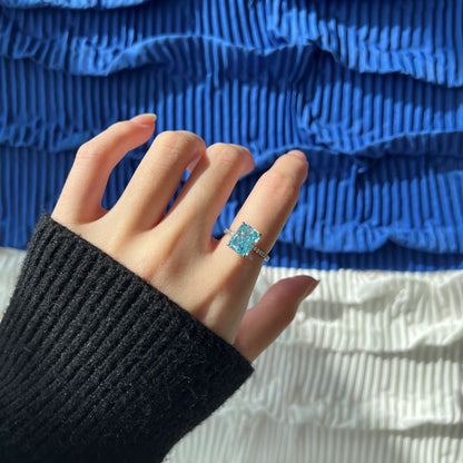 [Kincade Jewelry] Bague de fiançailles luxueuse de 4,0 carats