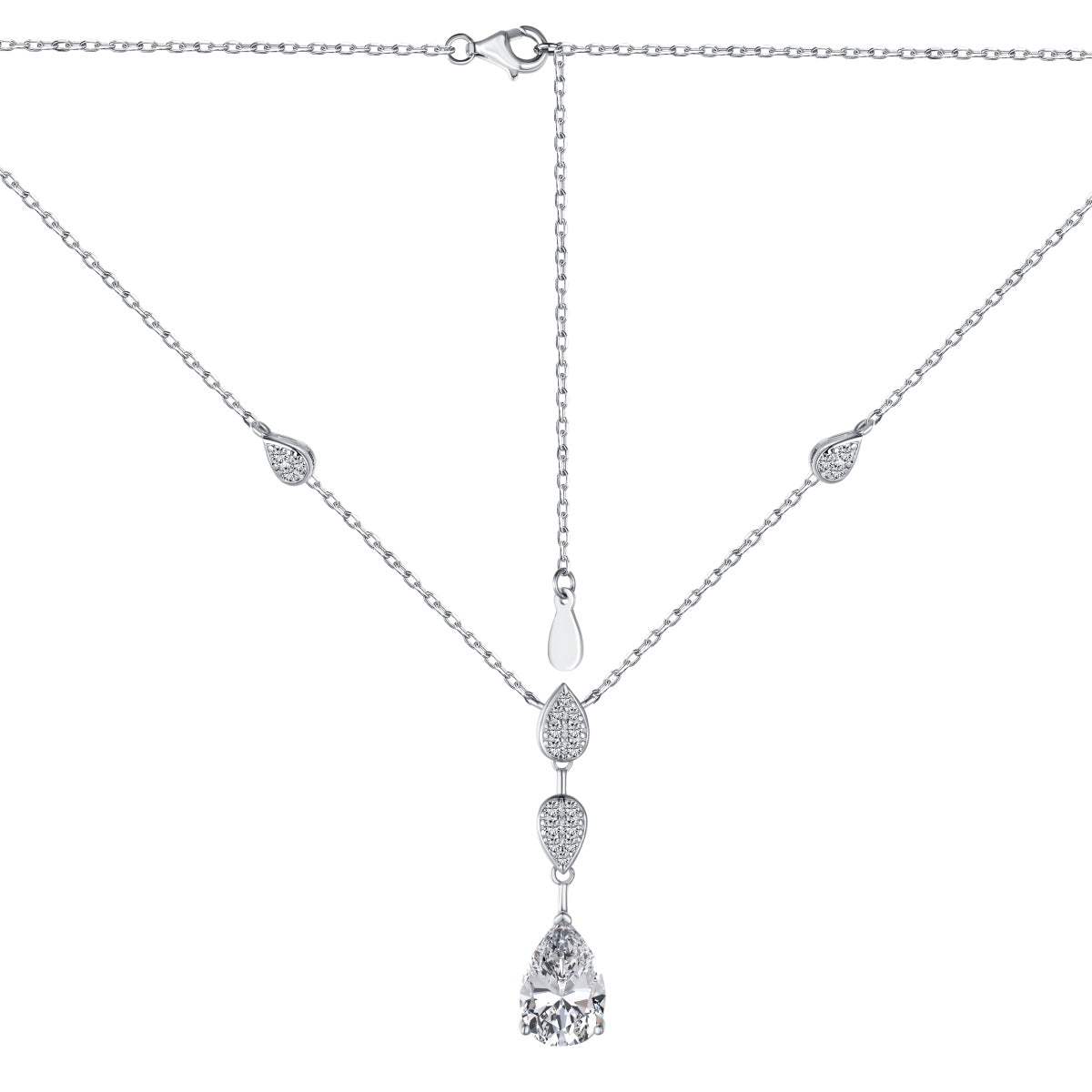 [Kincade Jewelrys] Collier éblouissant taille poire