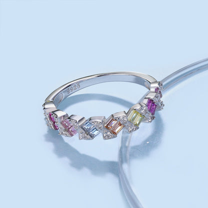 [Kincade Jewelrys] Bague quotidienne délicate et vibrante taille émeraude
