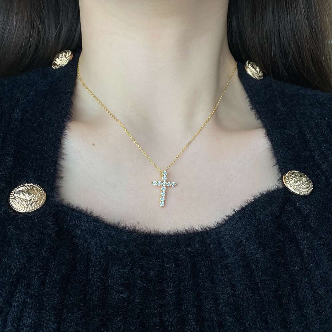 [Kincade Jewelrys] Collier unique en forme de croix