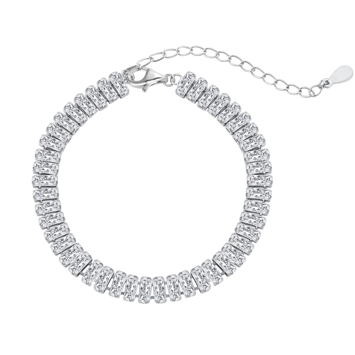 [Kincade Jewelry] Bracelet quotidien exquis taille émeraude