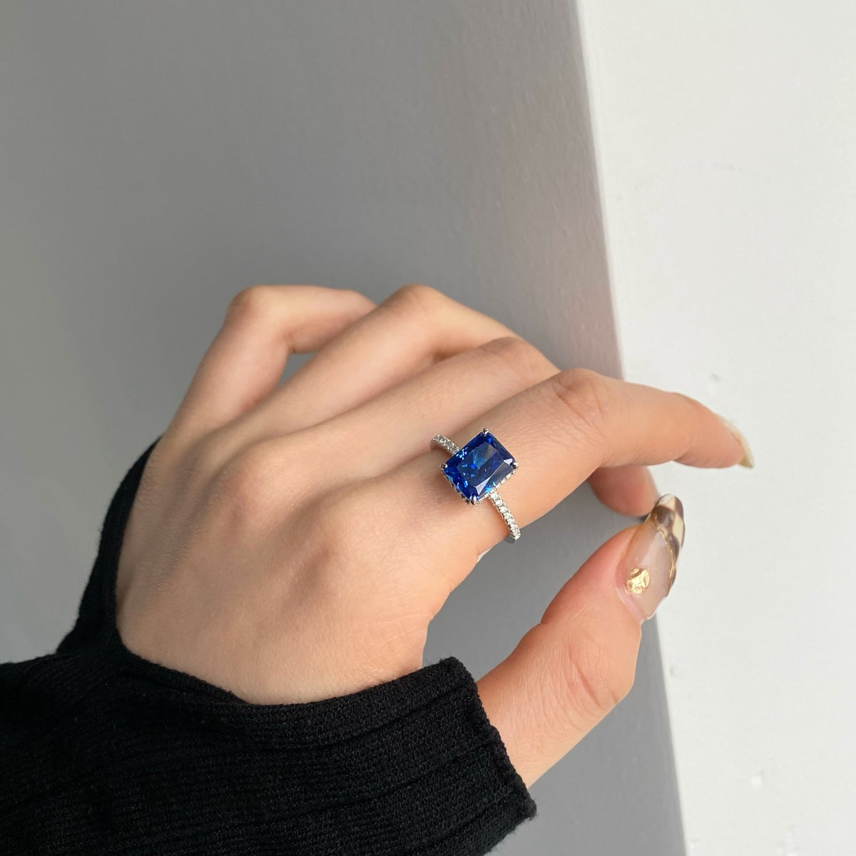 [Kincade Jewelry] Bague de fiançailles luxueuse de 4,0 carats