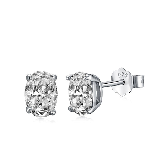 [Kincade Jewelrys] Boucles d'oreilles ovales classiques, dignes et élégantes
