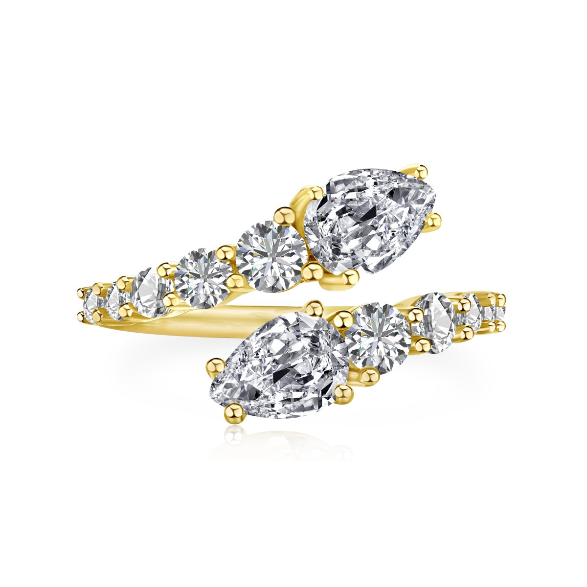 [Kincade Jewelrys] Bague quotidienne délicate et vivante en forme de serpent