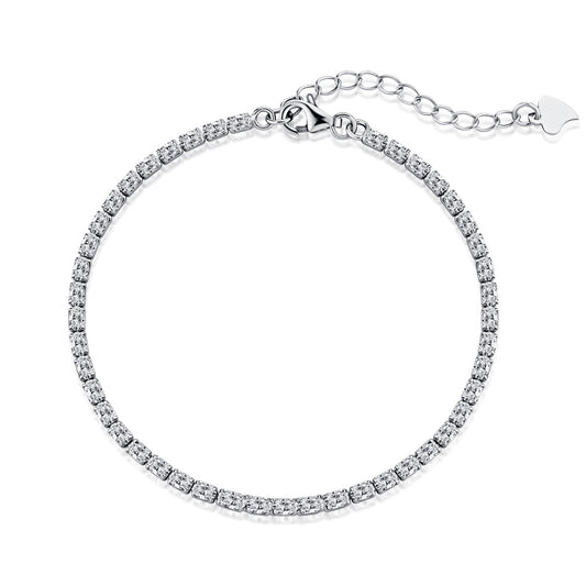 [Joyas Kincade] Elegante pulsera diaria con corte esmeralda