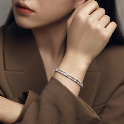 [Kincade Jewelry] Bracelet quotidien exquis taille émeraude