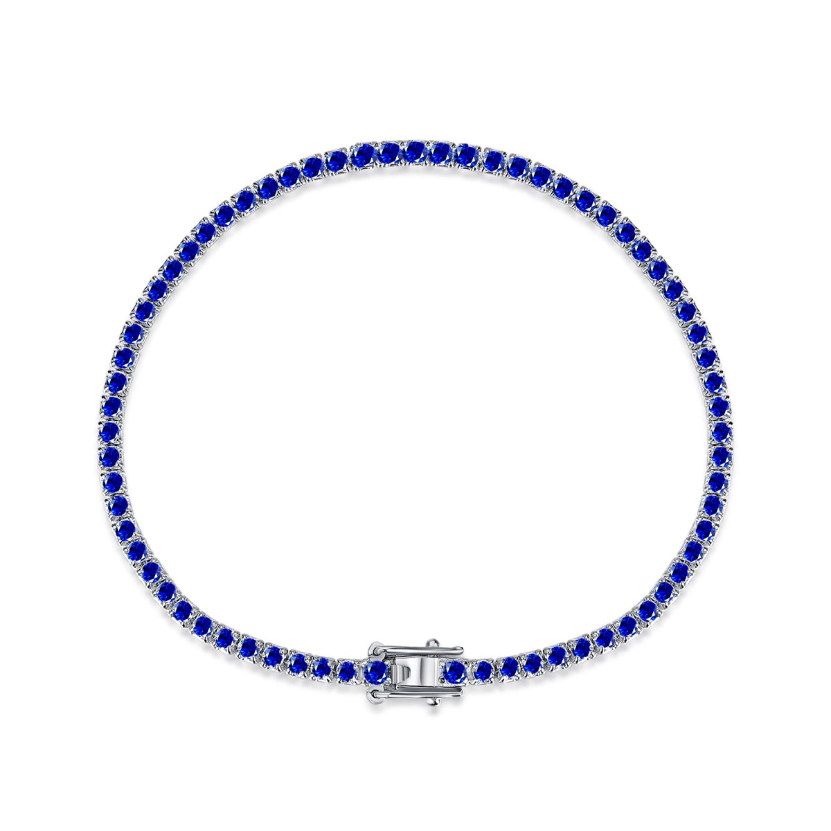 [Kincade Jewelrys] Bracelet quotidien éblouissant à coupe ronde colorée