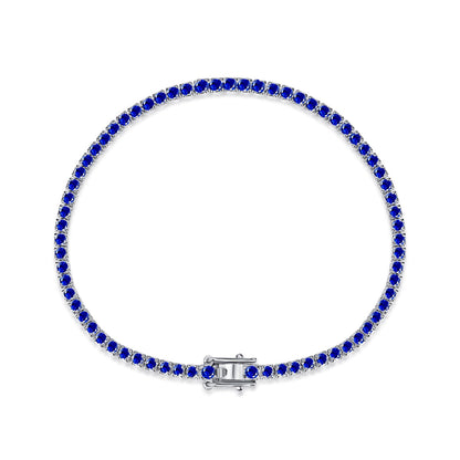 [Kincade Jewelrys] Bracelet quotidien éblouissant à coupe ronde colorée