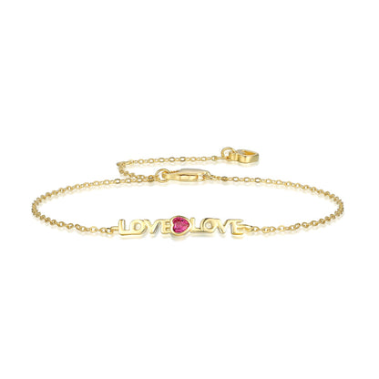 [Kincade Jewelrys] Bracelet romantique en forme de cœur pour amoureux