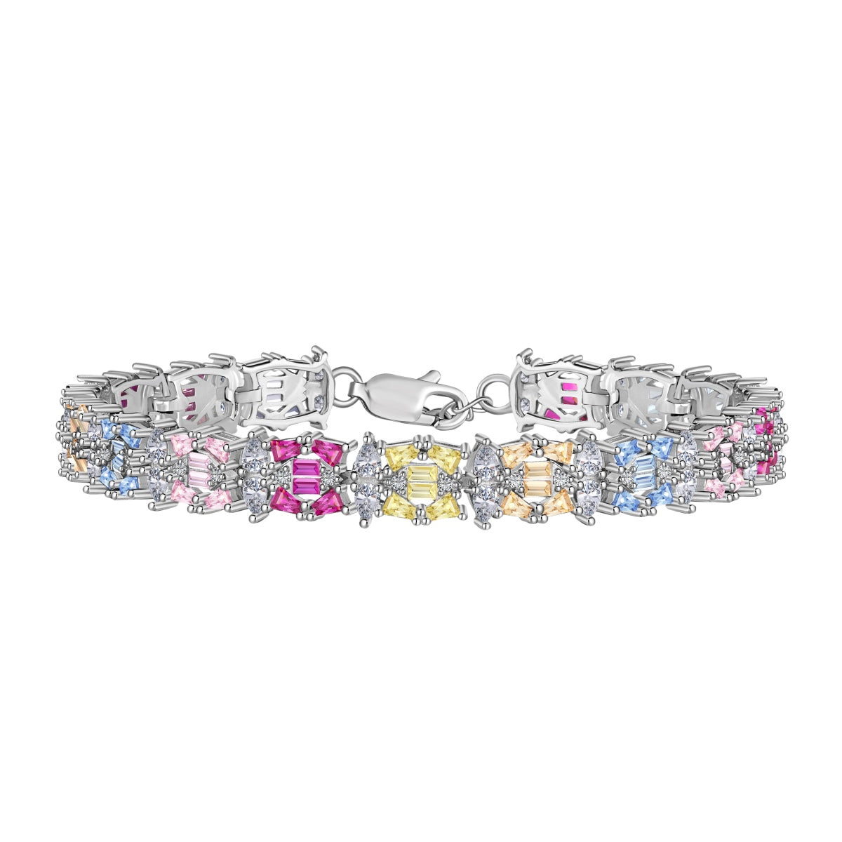 [Kincade Jewelrys] Bracelet de fête délicat et coloré à plusieurs coupes
