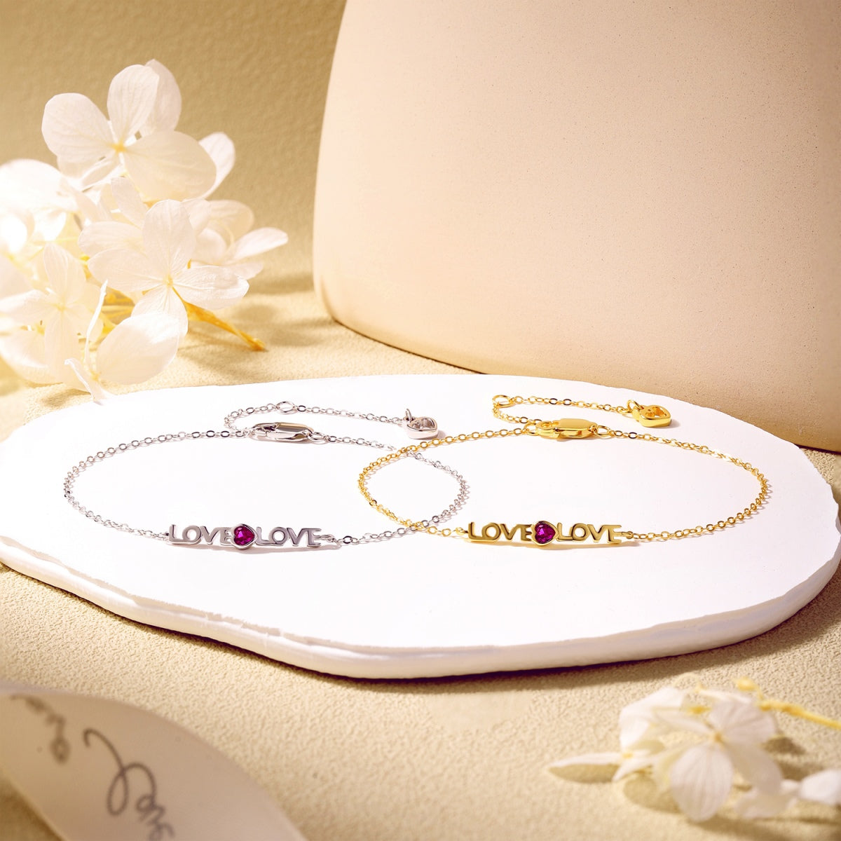 [Kincade Jewelrys] Bracelet romantique en forme de cœur pour amoureux