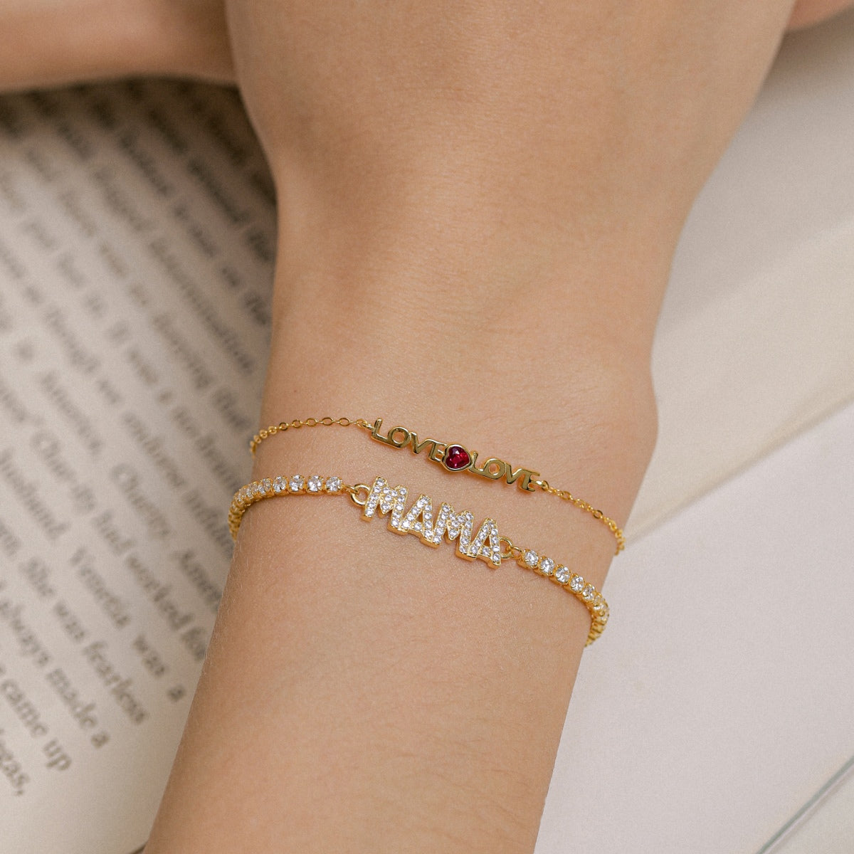 [Kincade Jewelrys] Bracelet romantique en forme de cœur pour amoureux