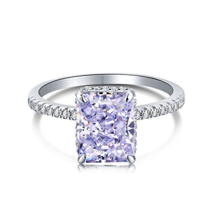 [Kincade Jewelry] Bague de fiançailles luxueuse de 4,0 carats
