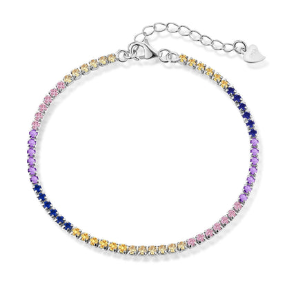 [Kincade Jewelry] Bracelet tennis taille princesse brillant et éclatant