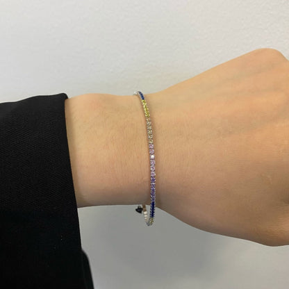 [Kincade Jewelry] Bracelet tennis taille princesse brillant et éclatant