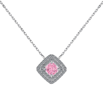 [Kincade Jewelrys] Collier scintillant en taille Asscher
