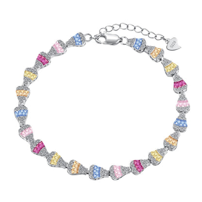 [Kincade Jewelrys] Bracelet quotidien en forme de goutte d'eau rayonnante