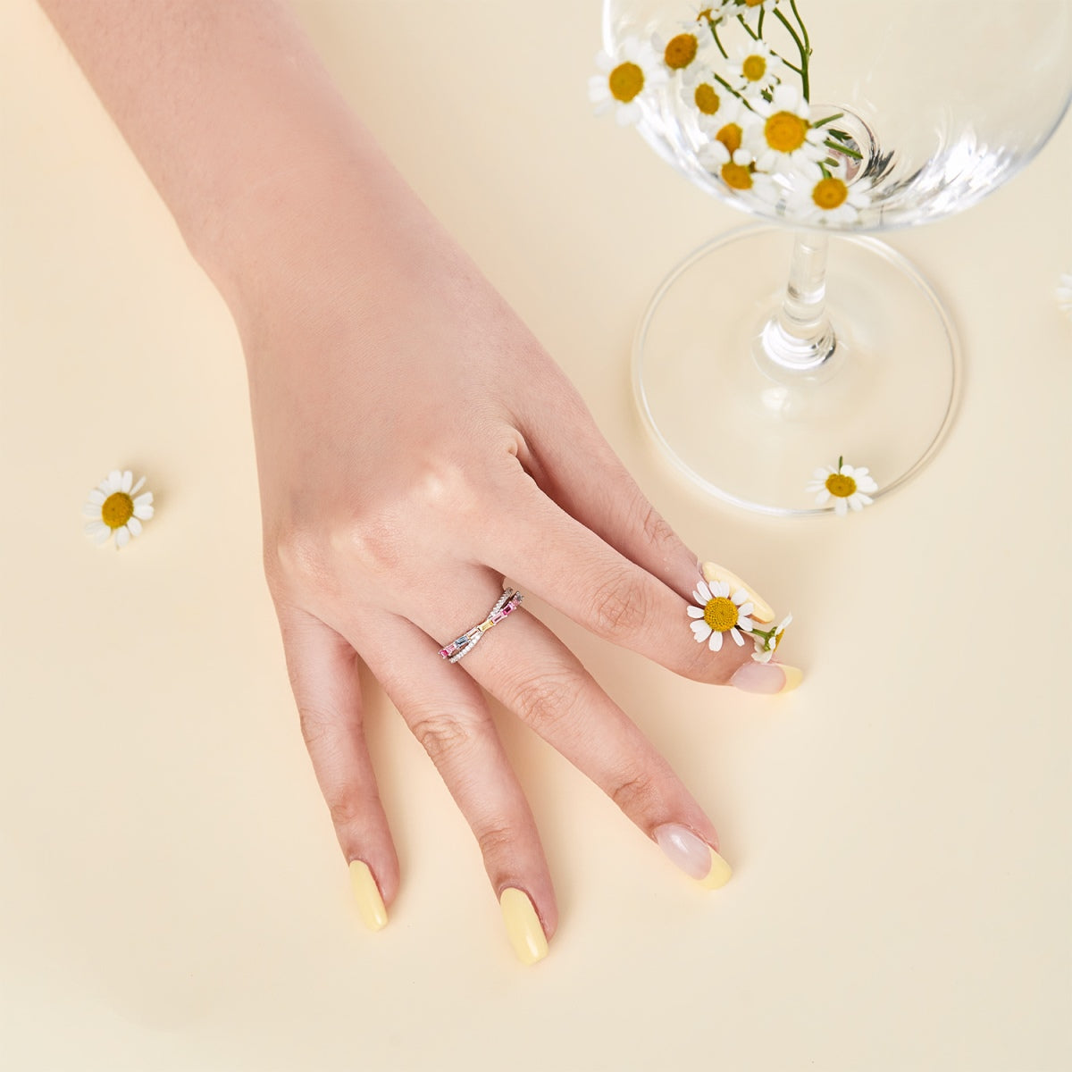 [Kincade Jewelrys]Energetic Elegant Radiant Cut Party Ring