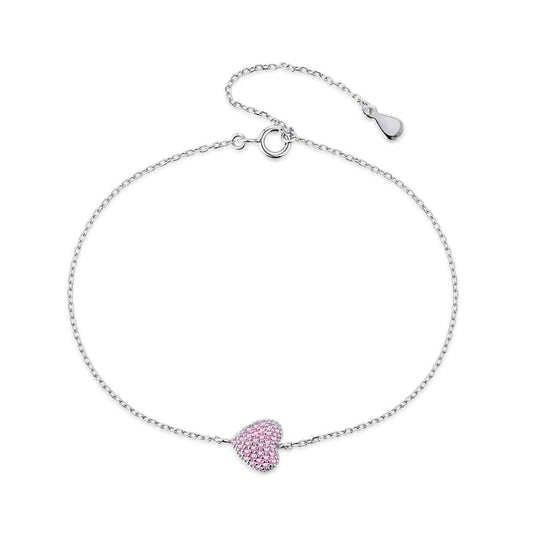 [Joyas Kincade] Pulsera delicada y versátil con forma de corazón