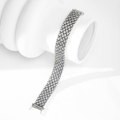 [Kincade Jewelrys] Bracelet de fête élégant et orné de coupe ronde