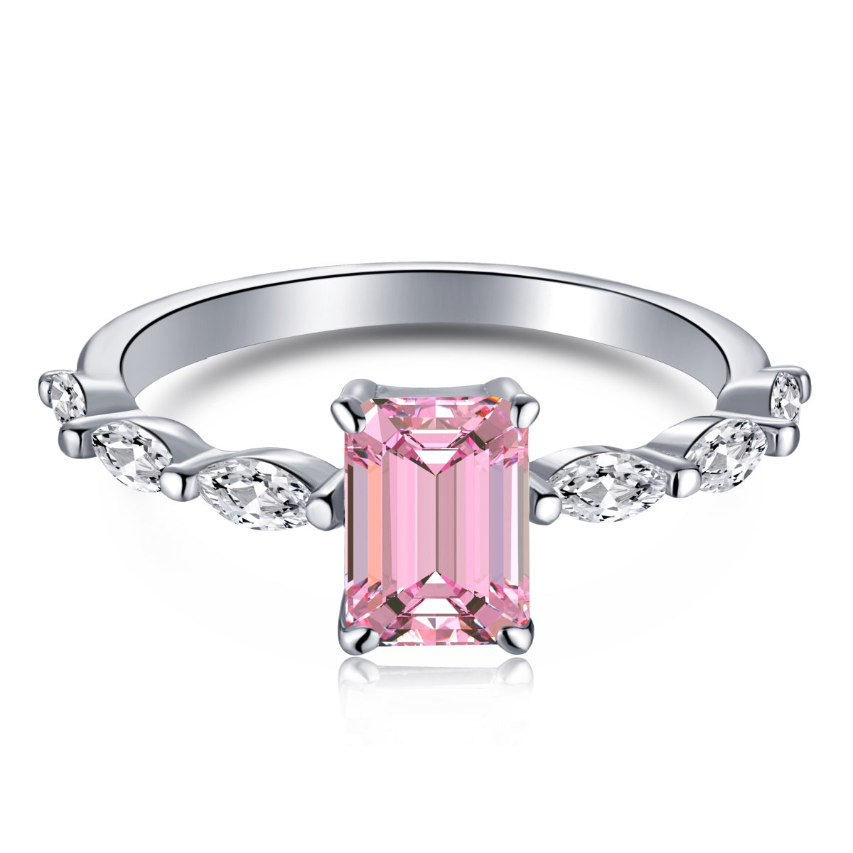 [Kincade Jewelry] Bague quotidienne délicate et resplendissante de 1,0 carat
