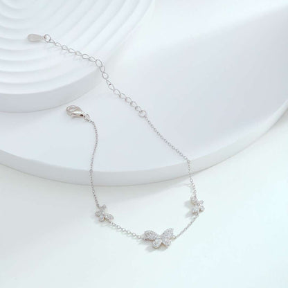 [Kincade Jewelrys] Bracelet délicat avec pendentif papillon