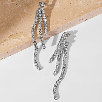 [Kincade Jewelry] Boucles d'oreilles de banquet luxueuses et délicates