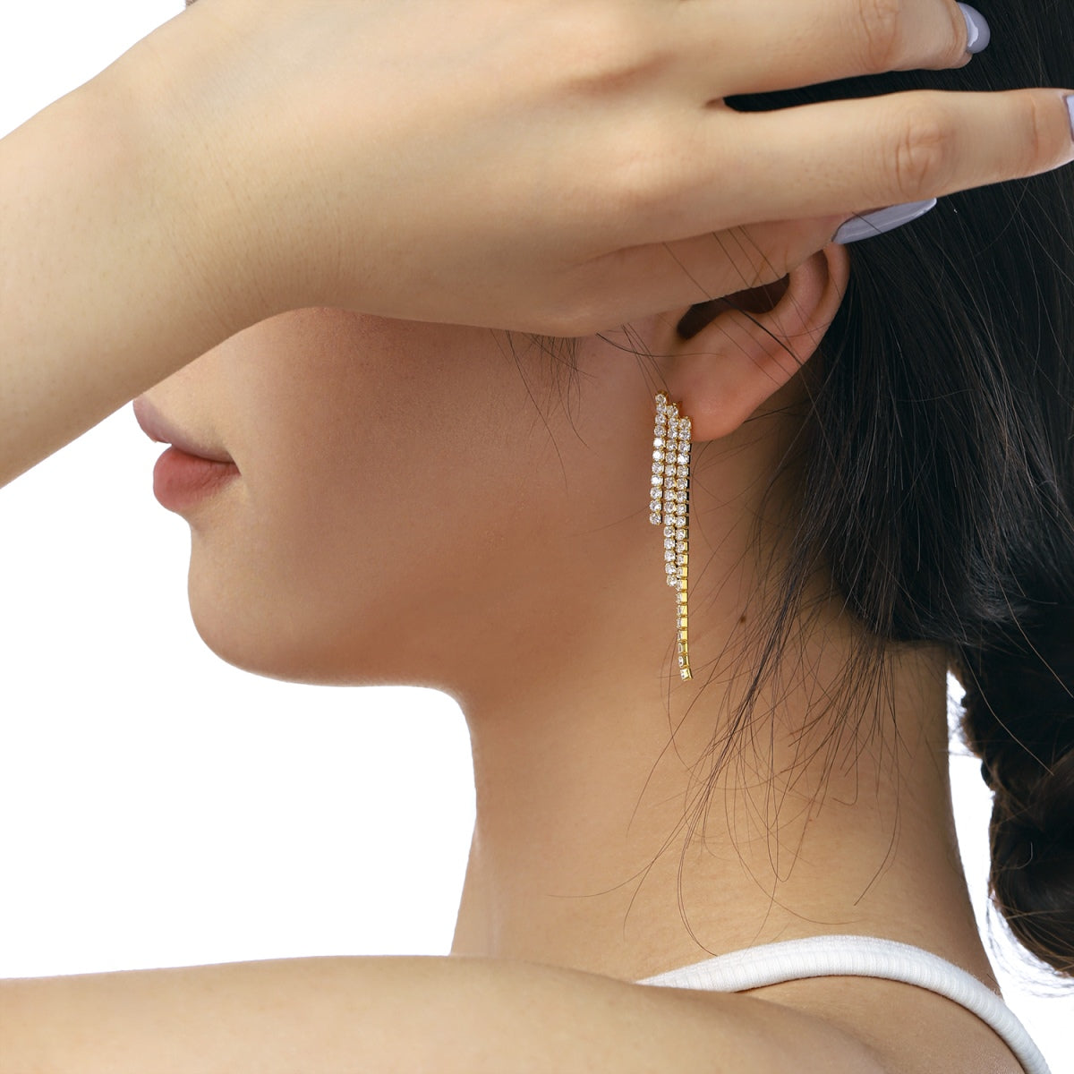 [Kincade Jewelry] Boucles d'oreilles de banquet luxueuses et délicates