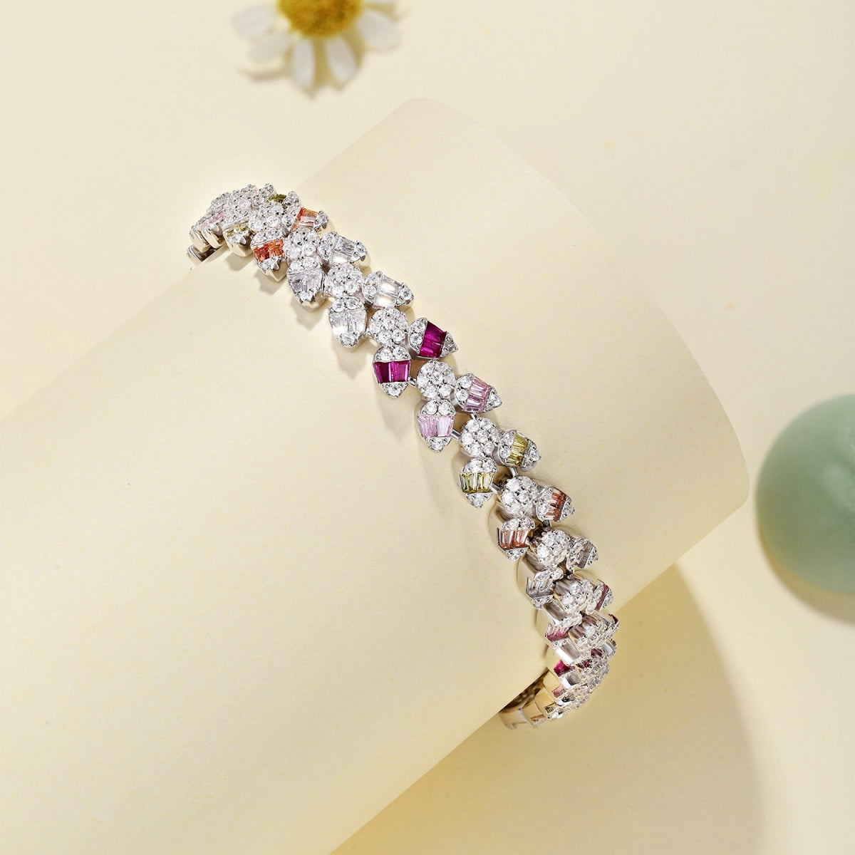 [Kincade Jewelrys] Bracelet délicat et exquis en forme de fleur