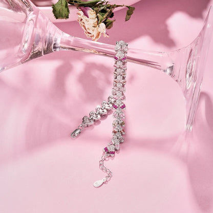 [Kincade Jewelrys] Bracelet délicat et exquis en forme de fleur
