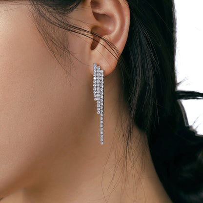 [Kincade Jewelry] Boucles d'oreilles de banquet luxueuses et délicates