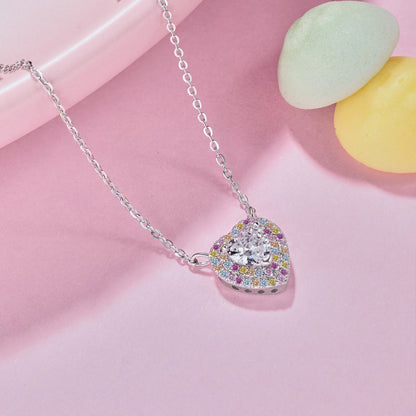 [Kincade Jewelrys] Collier exquis en forme de cœur