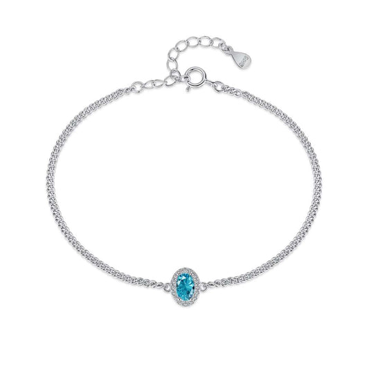 [Joyas Kincade] Exquisita pulsera ovalada