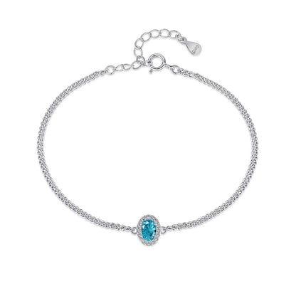 [Kincade Jewelrys]Exquisite Oval Shape Bracelet