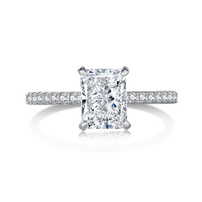 [Kincade Jewelry] Bague de fête scintillante et éclatante de 2,0 carats